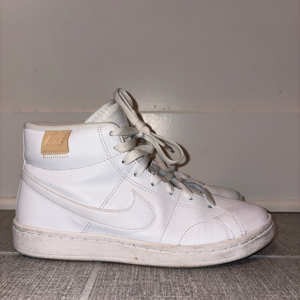 Nike White High-Top Sneakers